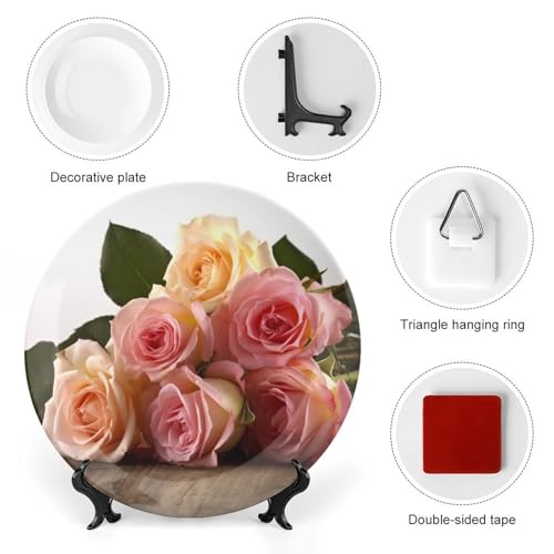 Plato Decorativo de Porcelana Bone China de 7 pulgadas miniatura 3