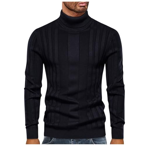 Mens for Man High Neck Sweater Crochet Thermal Knit Basic Winter Fall 2025 Fashion Y2K