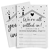 Housewarming Party Invitation, Housewarming Party Invite Cards New Home Party Invitations, We're All Settled in Invitation, 20 Invites with Envelopes (4