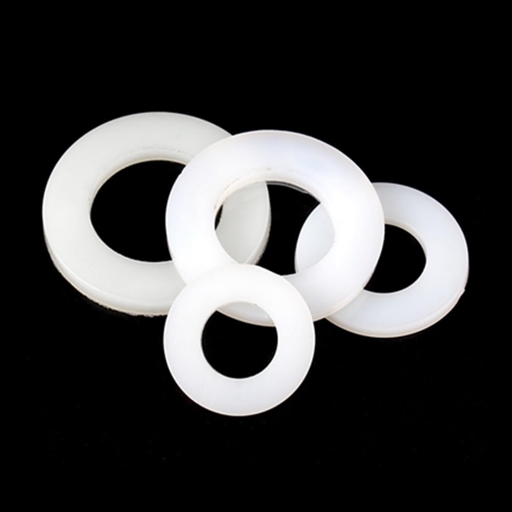 Junta de Silicona, arandela Plana, 10 Juntas Planas de Silicona, diámetro Interior de 9, 10 y 11 mm, Grosor de 2,3 mm, for Grifo de fontanería.(56x42x3mm)