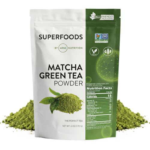 MRM Nutrition Superfoods Matcha Green Tea Powder - Vegan - 42 Servings