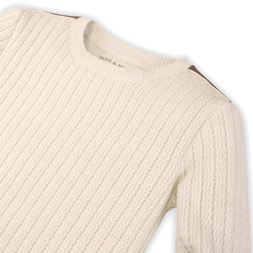 Image of Hope & Henry Boys' Long Sleeve Crew Neck Pullover Sweater