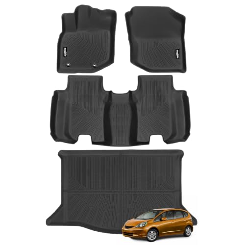 Bingoliner Floor Mats for Honda Fit 2009-2013