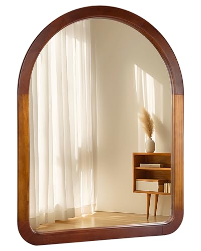 Arch 30x40 Inch Rustic Wood Mirror