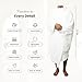 Men's Ihram Towel Set for Hajj and Umrah - 2PCS Hypoallergenic Premium Microfiber Ahram Towels (110x220cm) - Soft, Absorbent, Breathable, Unstitched - No Belt or Accessories - White