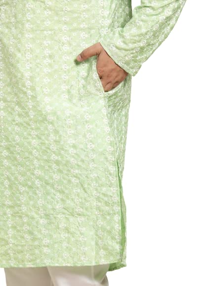 Image of SOJANYA (Since 1958, Men's Silk Blend Grey Kurta Pyjama & Silk Blend Jacket Combo