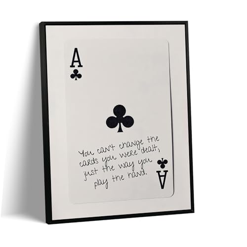 Funny Lucky Ace Poker Wall Art