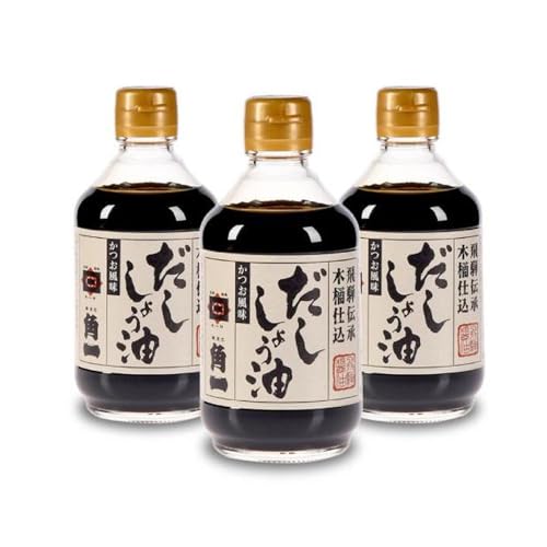 手作り木桶仕込み だし醤油 300ml×3本(化粧箱入) | しょうゆ 醤油 だし 出汁 こだわり 調味料 飛騨 飛騨高山 日下部味噌醤油 | 中元 歳暮 ギフト [AV015]