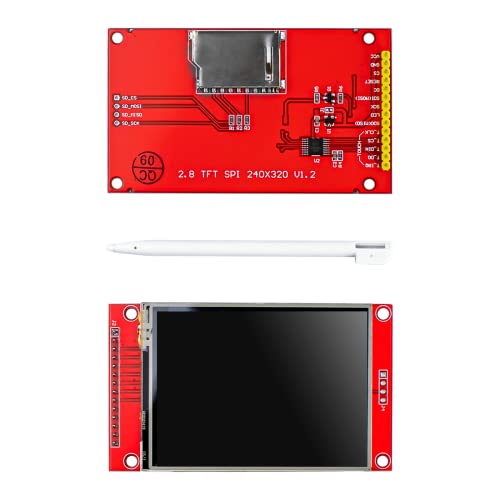 Image of Hosyond 2.8 Inches TFT LCD Touch Screen Shield Display Module 320x240 SPI Serial ILI9341 with Touch Pen Compatible with Arduino R3 /Mega2560 Development Board