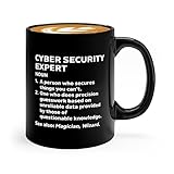 Flairy Land Cyber Security Specialist Coffee Mug 11oz Black - Cyber Security Expert Gift IT Network Engineer Computer Engineer Nerd