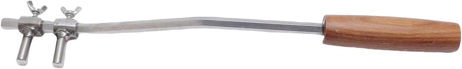 Bonsai Branch Bender 42.5cm/16.7in Stainless Steel Tool for Shaping - Adjustable Styling Wrench with Wood Handle for Gardening Enthusiasts And Professionals