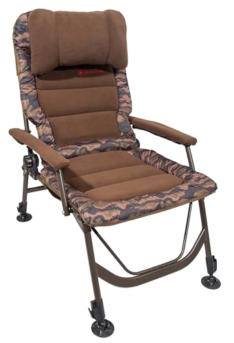 Ultimate Camo Comfort Silla con Reposabrazos | Silla carpfishing