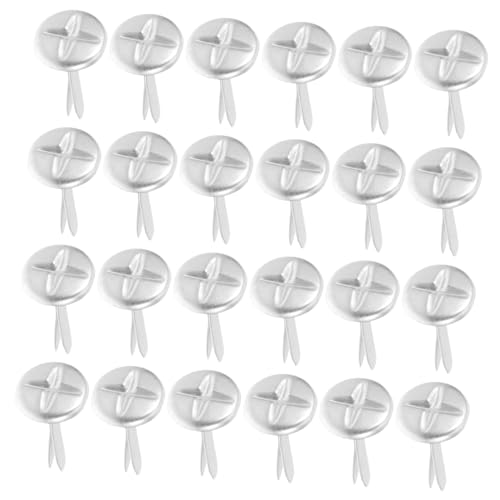 QUMIIRITY Diy Brad Paper Fasteners 100pcs Small Brad Nails Cross Sign for Craft Projects and Home Decor