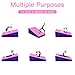 Giantex Incline Gymnastics Mat Wedge Folding and Non-Folding Gymnastics Gym Fitness Skill Shape Tumbling Mat for Kids Play Home Exercise Aerobics (Pink/Purple/Non-Folding)