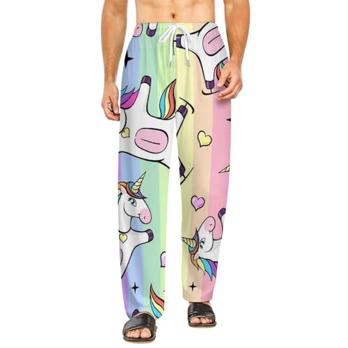 Pantalon de détente licorne femme idéal pour vos soirées cocooning