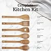 PriorityChef Wooden Spoons for Cooking, 6Pc Non Scratch Bamboo Cooking Utensils, Non-Toxic Wooden Utensil Set, Easy to Clean Kitchen Utensils Set for Everyday Use on All Cookware Types #1