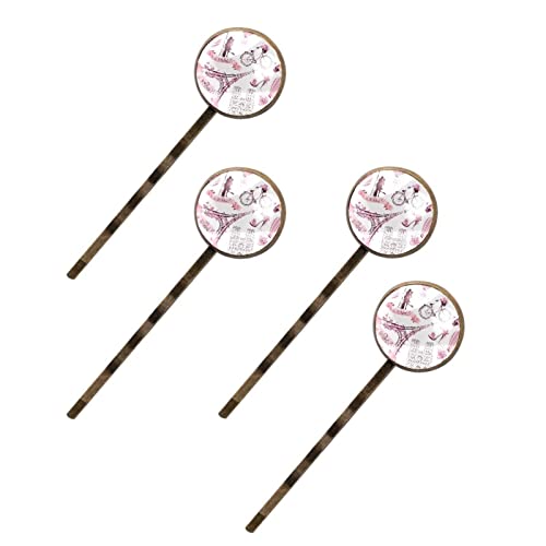 Barrettes Tour Eiffel rose pour sublimer vos coiffures d'été
