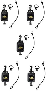 LOT OF 5 Gear Keeper RT4-4112 28" Retractable CB Radio Microphone Hanger (BLACK)