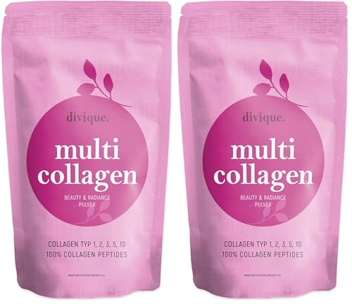 Peptides de collagène en poudre type 1 et 3 Divique dose 10 000 mg