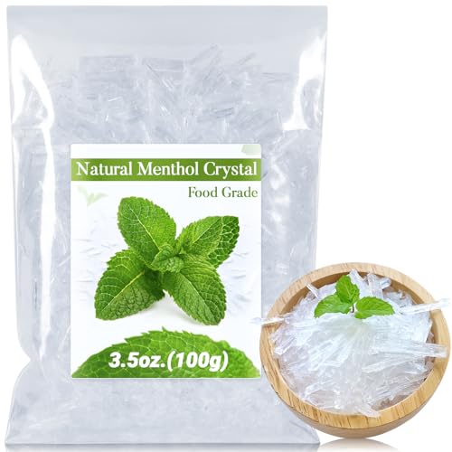3.5oz Menthol Crystal Bulk - Food Grade Menthol...