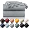 Blumtal Kuscheldecke aus Fleece – hochwertige Decke, Oeko-TEX® Zertifiziert in 150×200 cm, Kuscheldecke flauschig als Sofadecke, Tagesdecke oder Winterdecke, Grau