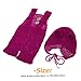 TINEASUR 1set Fashionable Newborn Photography Costume Bear Ear Hat and Lovely Suspenders Soft Breathable Hand-woven Outfit for Adorable Photo Sessions