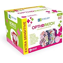 Opthopatch Eye Patches for Infants - Extra Sensitive Adhesive - Girls Design [Series I] - 70 Count + 2 Reward Charts