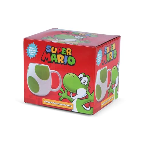 Taza Cerámica Yoshi Huevo 3D Super Mario 11oz miniatura 3