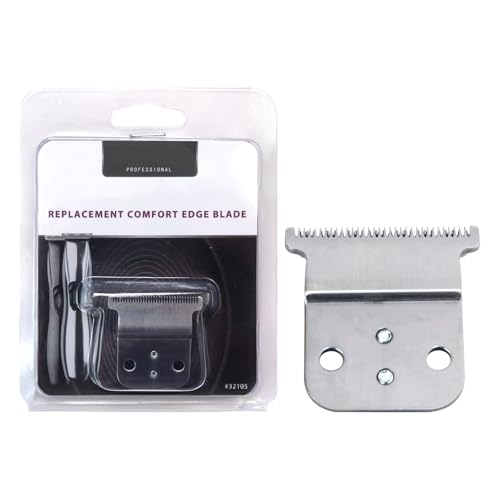 WELURE Trimmer Replacement T Blade Set for Andis Slimline Pro Li D-7 /D-8 Trimmer, Carbon Steel Blade Competible with D7#32655, D8#32105,#32400 (Silver)