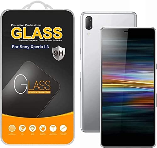 Para Xperia L3 Compatible Con Protector de Pantalla de Cristal Templado