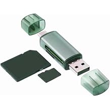 TEWENE USB-C Card Reader, 2 in 1 USB 3.0 No Cards