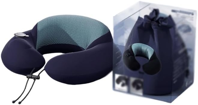 Press The Inflatable Pillow Deflate It This Lightweight Portable Travel is Made U-Shaped Material