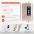 Tankless Water Heater Electric,110v 3000w Instant Water Heater with Remote Control, Water Temperature Regulating and Adjustable Temperature, LCD Digital Display for Kitchen and Bathroom,Gold