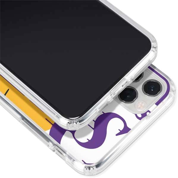 Skinit Clear Phone Case Compatible with iPhone 11 Pro - Officially Licensed NBA Los Angeles Lakers Large Logo Design