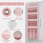 TAHAVICE 1PC Pink Over the Door Nursery Organizer with Large Capacity Caddy - Image 2