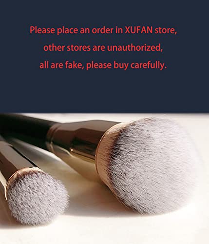Xufan 3Pcs Foundation Concealer Brushes, Under Eye Mini Angled Brush, Nose Contour Brush, Small Makeup Foundation Brushes #TOP5