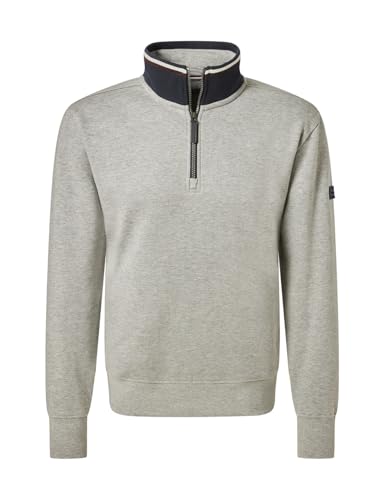 Pierre Cardin StKrgRV Polo à manches longues pour homme - Coupe moderne, Mirage Gray 4042 9014, M
