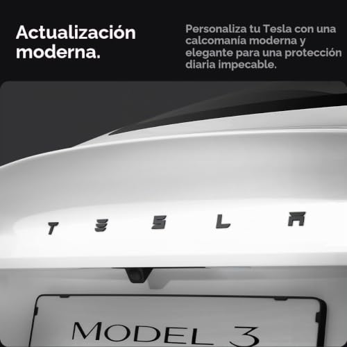 Logo Spigen Tesla Model 3 2026: adiós a las marcas con el emblema de PC negro 5