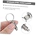 Angoily 3sets Split Position Column Spring Pin Screw Stainless Steel Round Spring Catch Essential for Industrial Equipment 2pcs*3