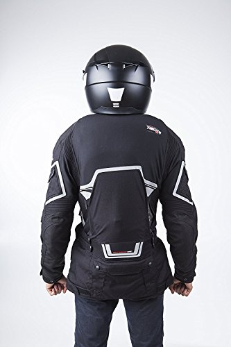Helite Unisex-Adult Adventure Motorcycle Airbag Jacket (Black, Medium) #TOP6