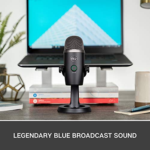 Blue Yeti Nano Premium USB Microphone for PC, Mac, Gaming, Recording, Streaming, Podcasting, Condenser Mic with Blue VO!CE Effects, Cardioid and Omni, No-Latency Monitoring -Blackout by Logitech G - Image 2