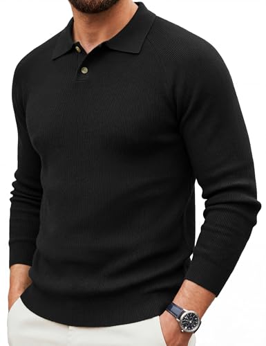 Camisetas Polo de manga larga para hombre, tejido suave y antipelusa, estilo casual y deportivo miniatura 1
