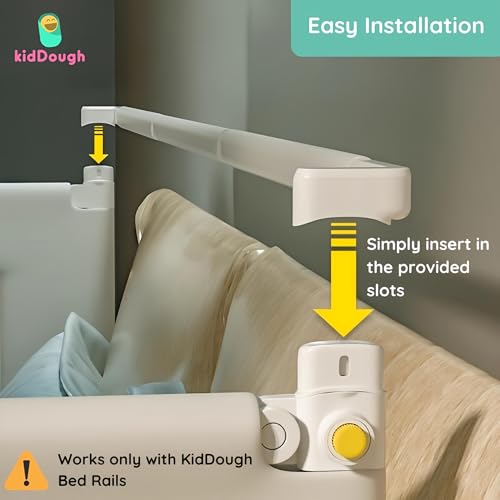 Image of KidDough Connecting Rod, 5ft | Reinforcement Crossbar for Added Safety and Stability for Bed Rail