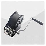 JTB 1000 lb Handgetriebe Winch einschließlich Getrieberiemen und Handkurbeln Kabel Stahldrahtseil for Boote Anhänger und LKW Ziehen (Color : 1000 lb with 7m Rope)