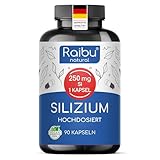 RAIBU Silizium Kapseln hochdosiert - 90 Kapseln