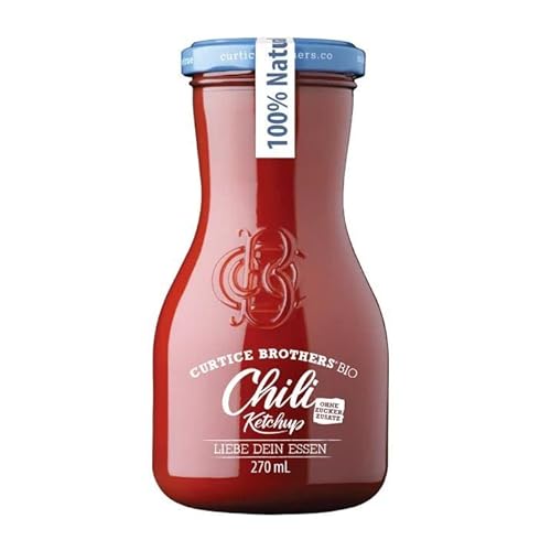 Curtice Brothers Bio Chili Ketchup ohne Zuckerzusatz 1er Pack (1 x 270 ml) vegan & glutenfrei Cover