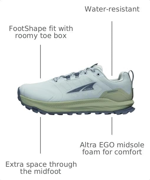 Image of ALTRA Women's Lone Peak 9 Waterproof Low Trail Running Shoe