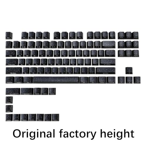 Juego de 101 teclas translúcidas con impresión lateral para iluminación RGB 4