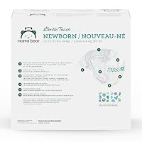Amazon Brand - Mama Bear Gentle Touch Diapers, Hypoallergenic with Leak Protection, Size Newborn, 120 Count (4 packs of 30) — image 9