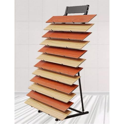 Présentoir pour carrelage bois double face pour ranger vos échantillons